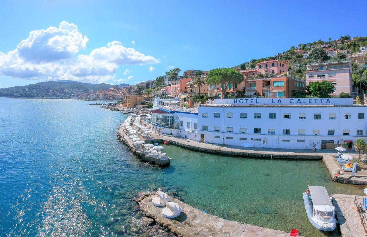 Hotel La Caletta Порто Санто Стефано Экстерьер фото